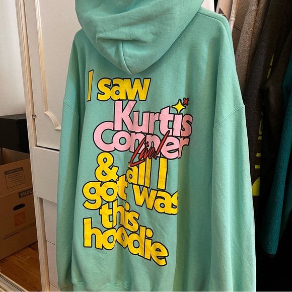 Kurtis Conner Live Mint Green Hoodie - Picture 1 of 4